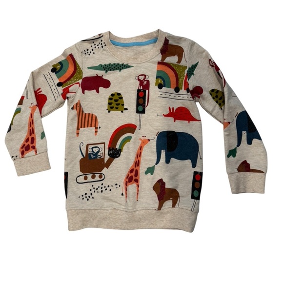 Toddler Boys Long Sleeve Dino & Animal Sweatshirt Bundle 5T - Picture 7 of 11
